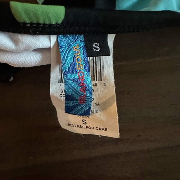 Island Soul black & Blue polka dot Bikini- XS - Picture 6 of 6